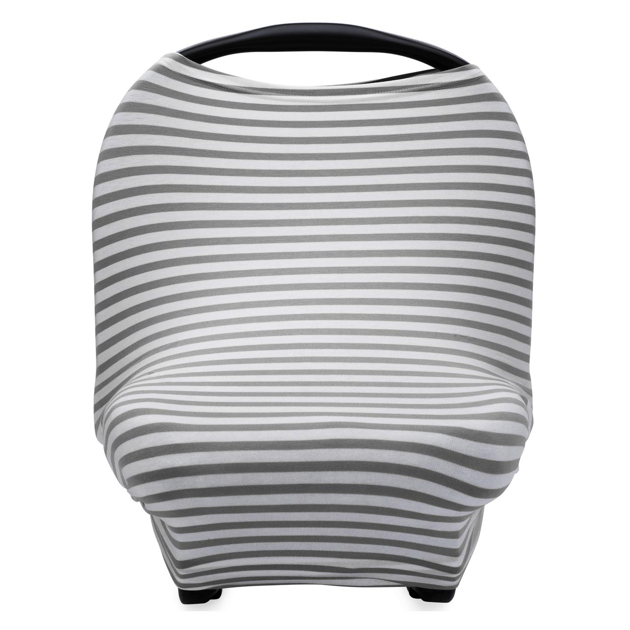 Multi-use Cover, Gray/White Stripes by Parker Baby Co., product view 10