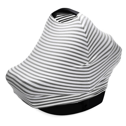 Multi-use Cover, Gray/White Stripes by Parker Baby Co.