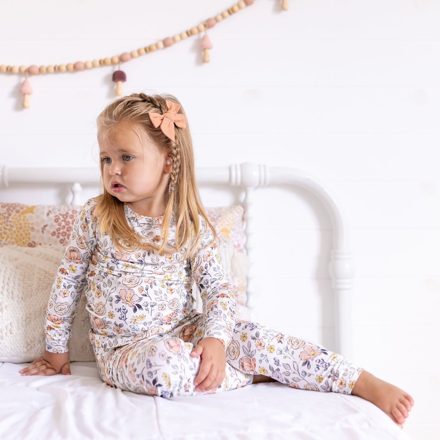 Pastel Petals 2pc Modal Pajamas by Little Joy Co.