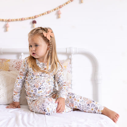 Pastel Petals 2pc Modal Pajamas by Little Joy Co.
