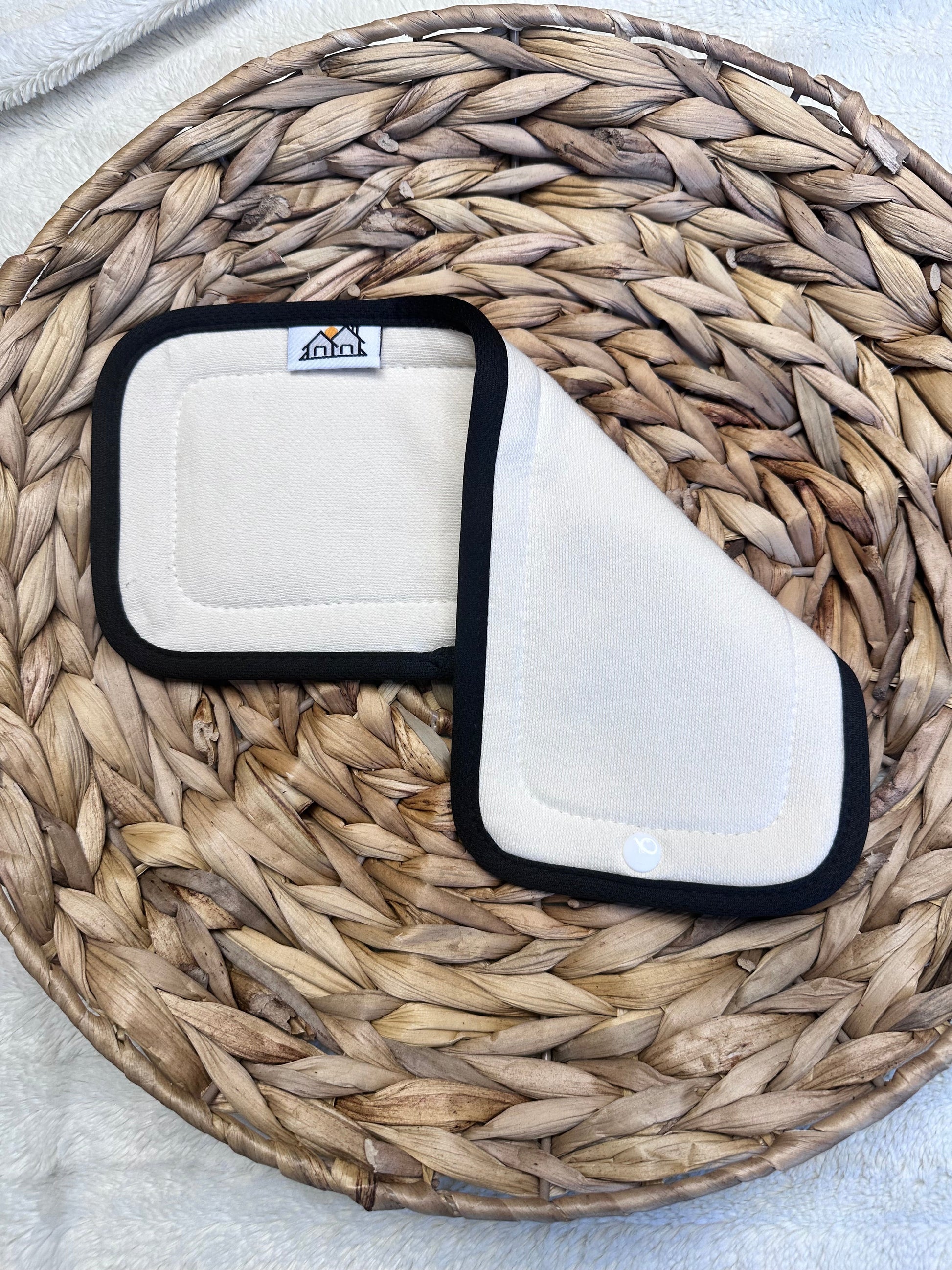 5 Pack | 4 Layer Diaper Inserts | Hemp Cotton by The Good Village Cloth Co., product view 3