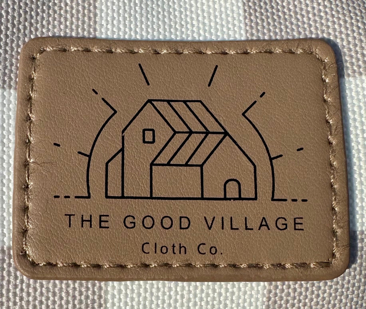 Wipes Clutch | Tan Check by The Good Village Cloth Co., product view 8