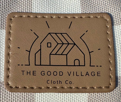 Wipes Clutch | Tan Check by The Good Village Cloth Co., product view 8