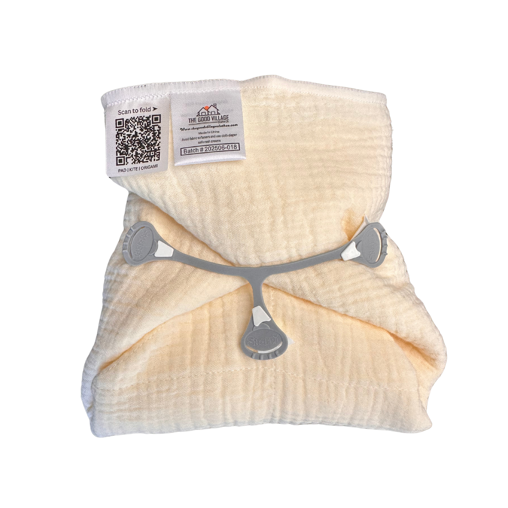 Origami Smart Flat – Driftwood by The Good Village Cloth Co., product view 2