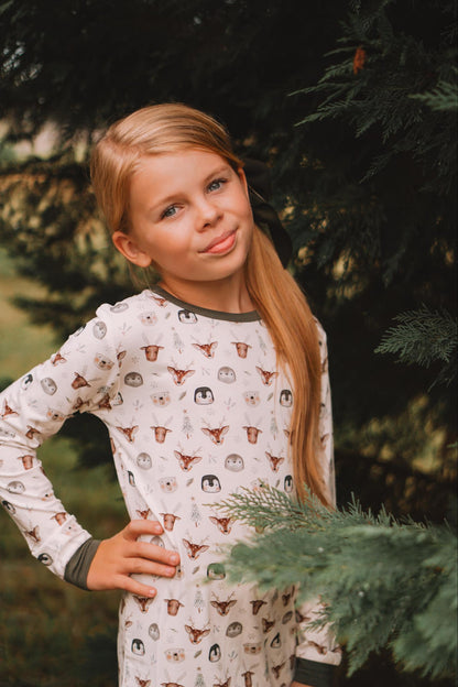 North Pole Pals 2pc Bamboo Pajamas by Little Joy Co., product view 5