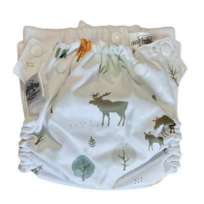 All-in-Two Diaper Cover and Belt (Printed PUL) by Flappy-Nappies, product view 19