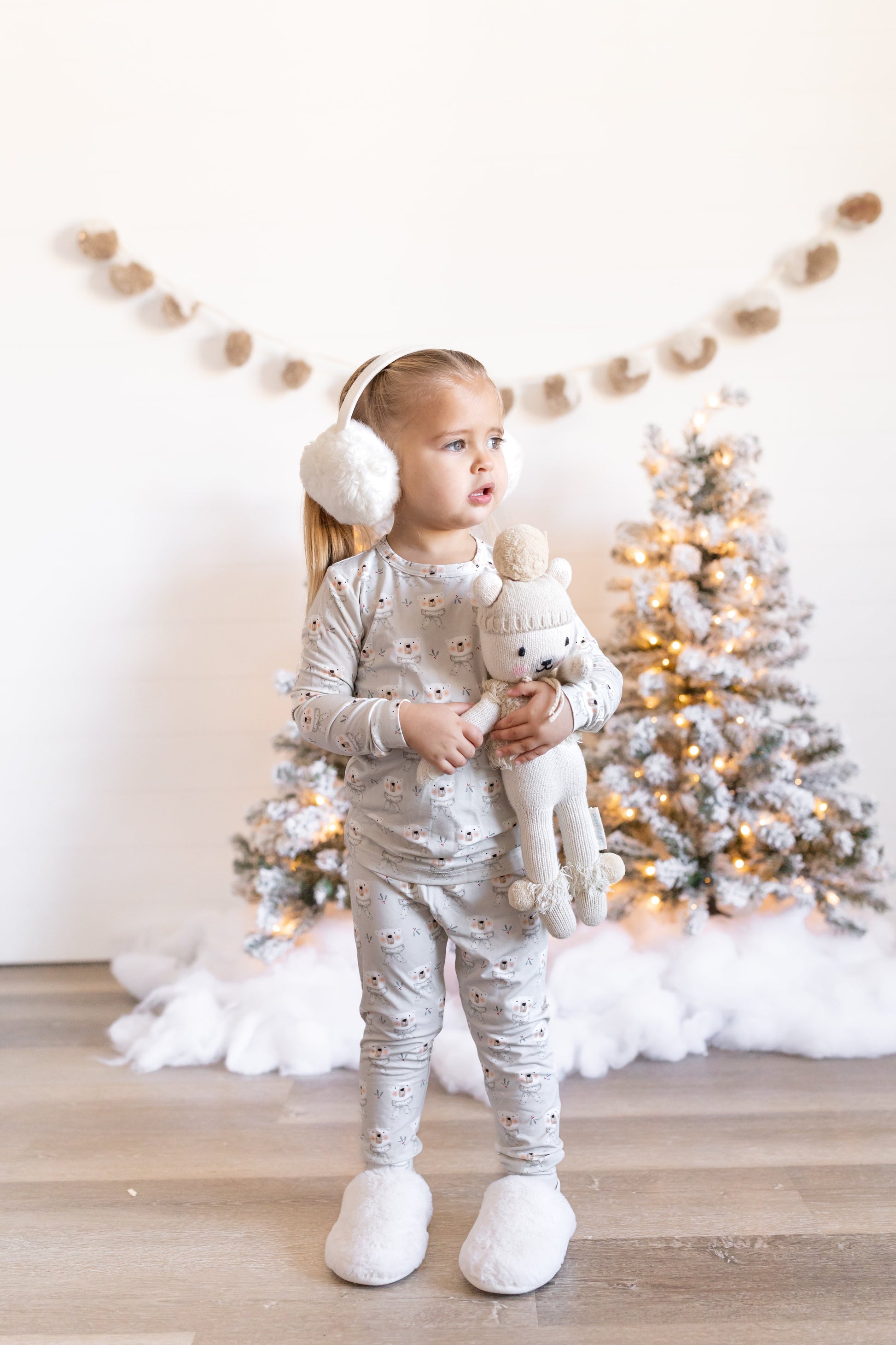 Polar Bear 2pc Bamboo Pajamas by Little Joy Co., product view 8