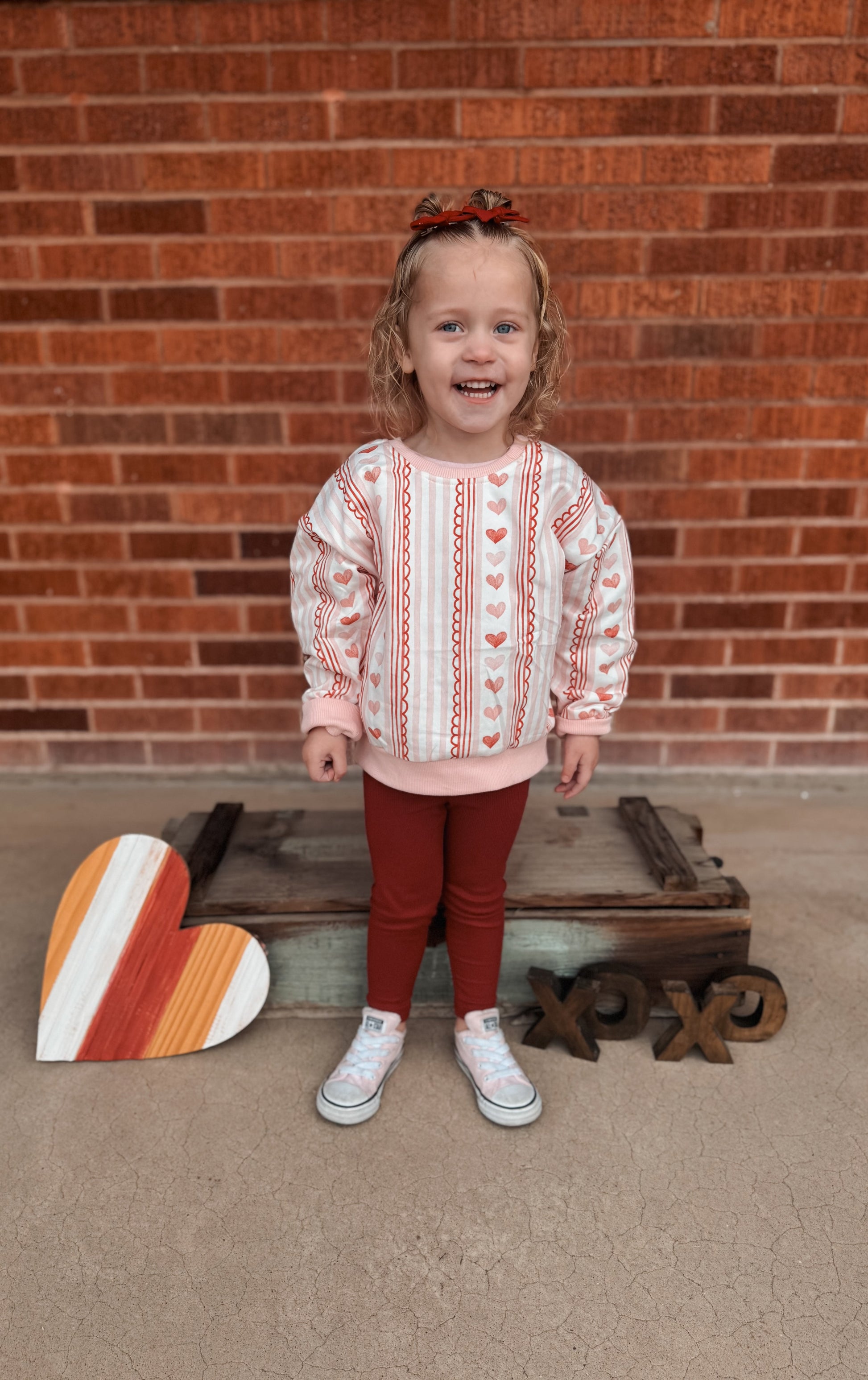 Laced with Love Crewneck Sweatshirt by Little Joy Co., product view 11