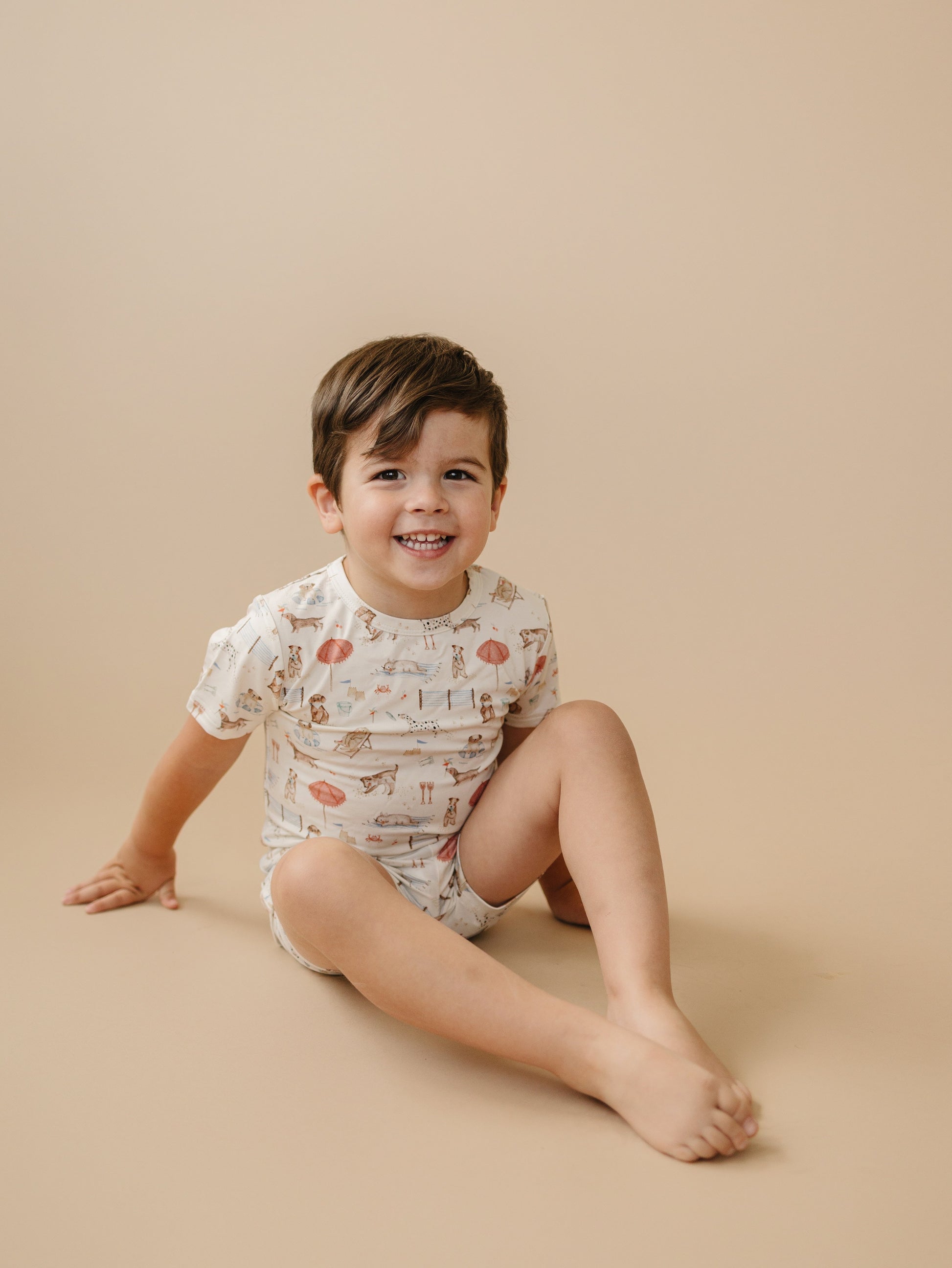 Beach Pawty 2pc Bamboo Pajamas by Little Joy Co., product view 9