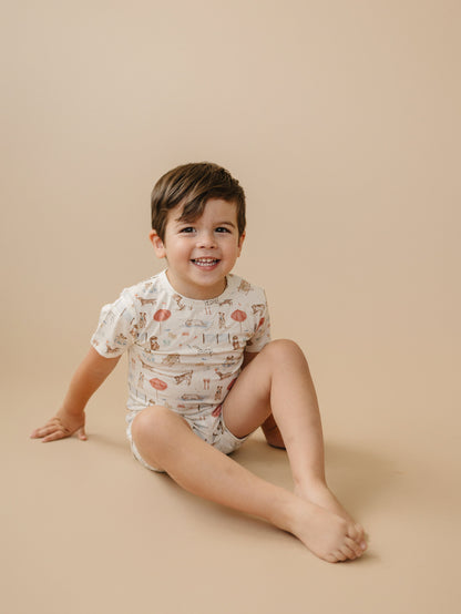 Beach Pawty 2pc Bamboo Pajamas by Little Joy Co., product view 9