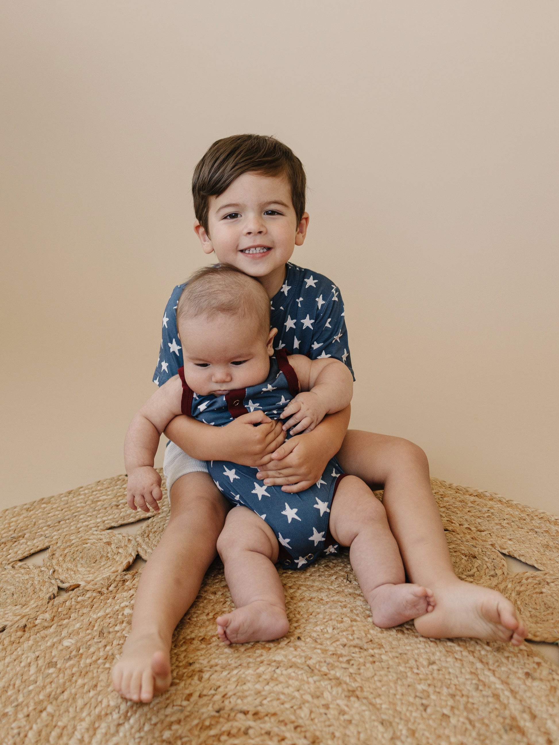 Navy Stars Bamboo Pocket Tee by Little Joy Co., product view 7