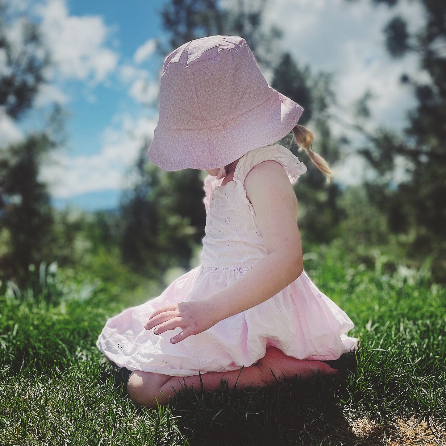 Bucket hat in Sofia by UB2 | Urban Baby Bonnets, product view 2