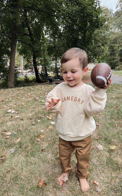 Gameday Crewneck Sweatshirt – Cream by Little Joy Co.