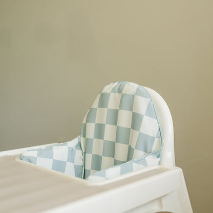 Sage Checker IKEA Antilop Cushion Cover by Little Joy Co., product view 3