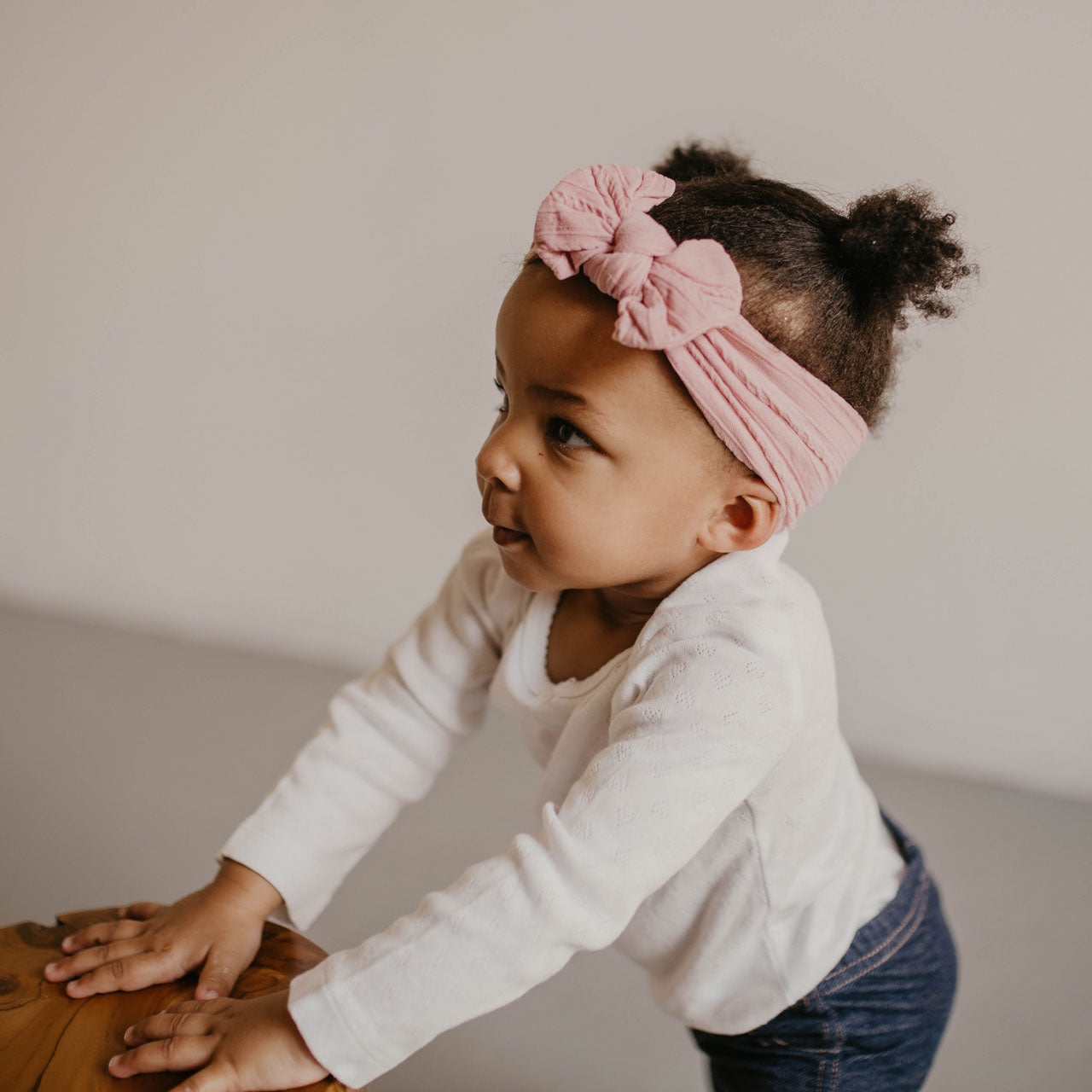 Matilda Set - Cable Knit Knotted Headbands - 5 Pack by Parker Baby Co., product view 10