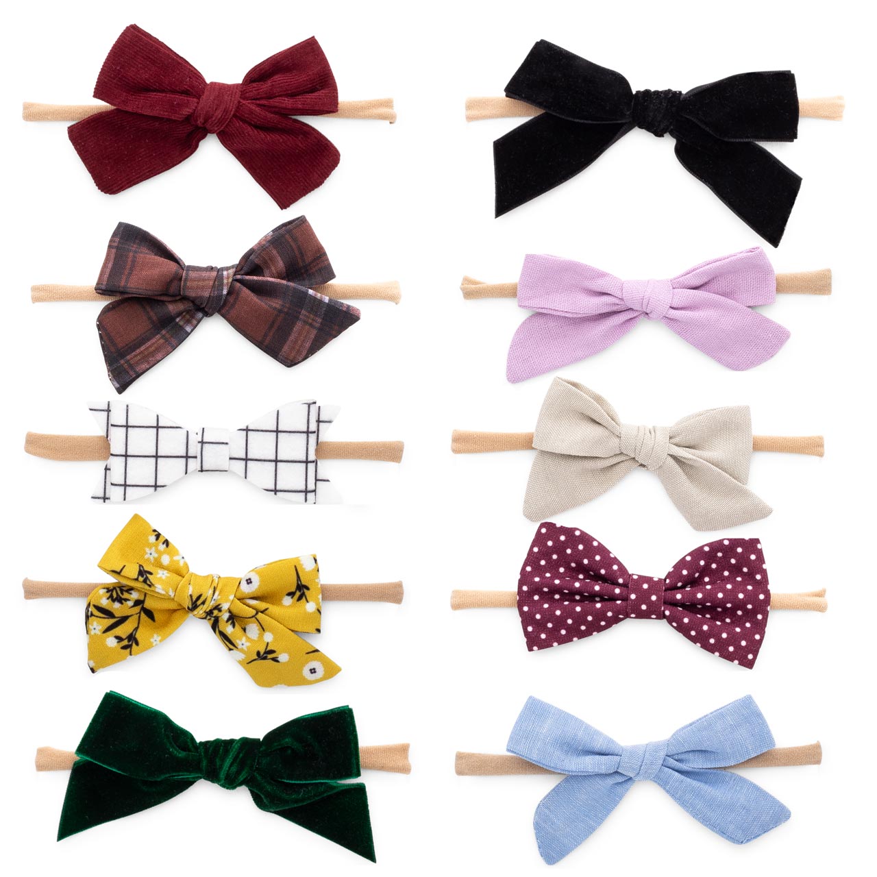 Anne Set - Bows and Headbands - 10 Pack by Parker Baby Co., product view 11