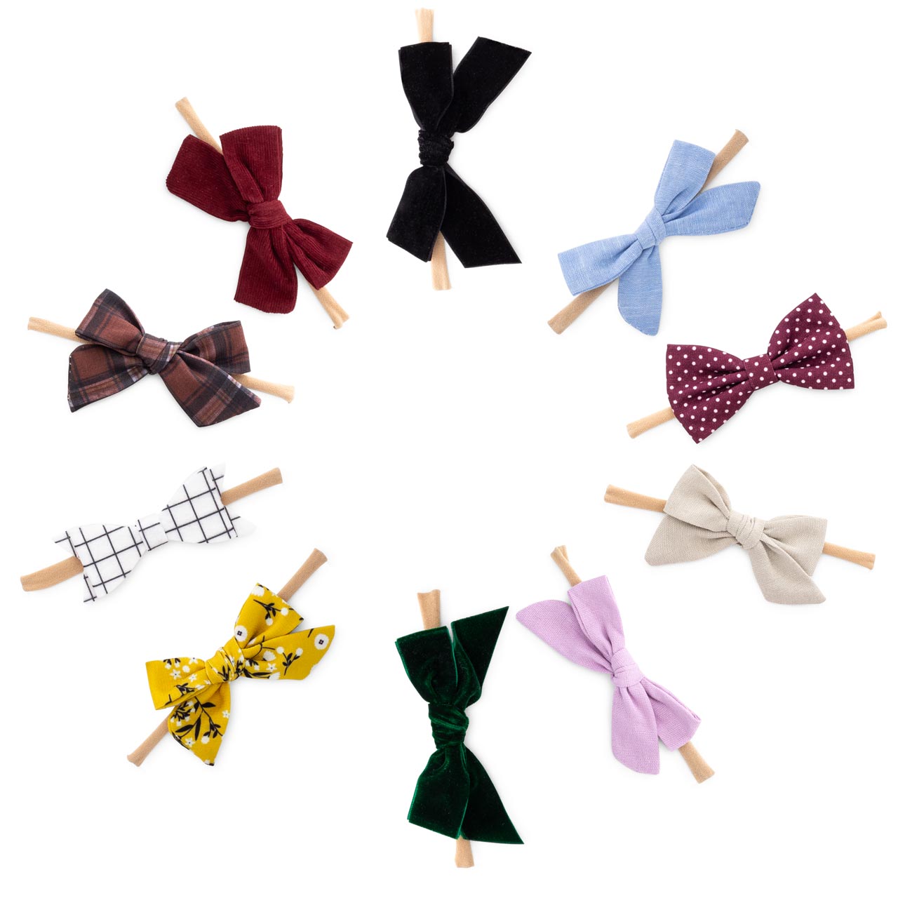 Anne Set - Bows and Headbands - 10 Pack by Parker Baby Co.
