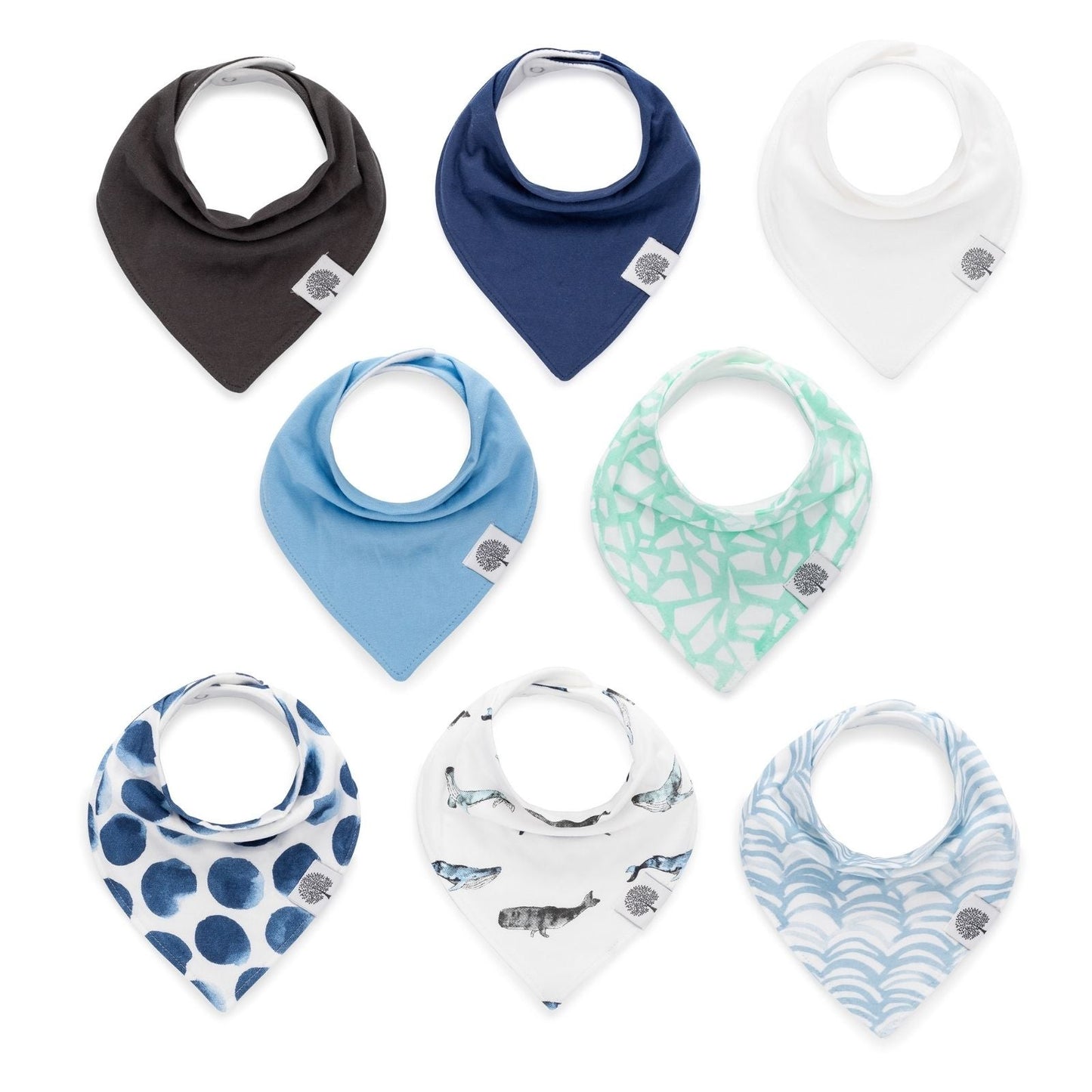 Arctic Bandana Bib Set (8 pack) by Parker Baby Co.