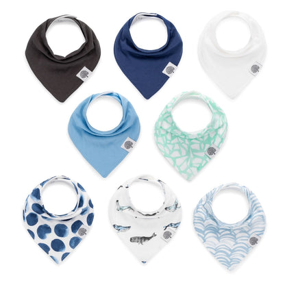 Arctic Bandana Bib Set (8 pack) by Parker Baby Co.