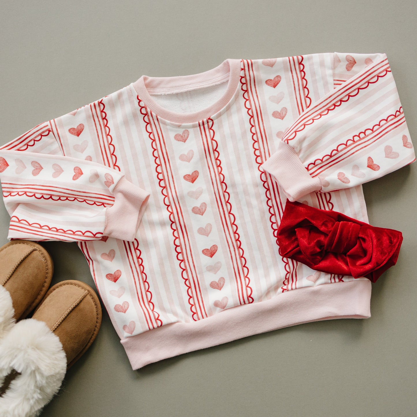 Laced with Love Crewneck Sweatshirt by Little Joy Co., product view 14