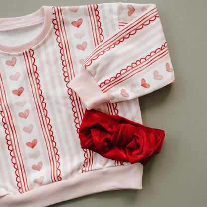 Laced with Love Crewneck Sweatshirt by Little Joy Co., product view 15