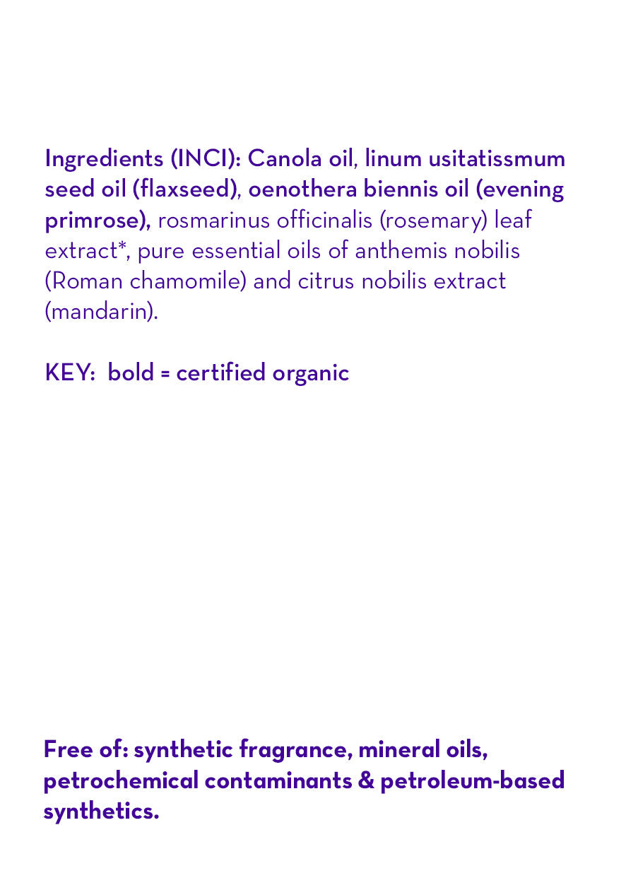 Overtired & Cranky™ Body Oil by California Baby, product view 3