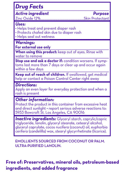 (No Fragrance) Super Sensitive™ Diaper Rash Ointment by California Baby, product view 6