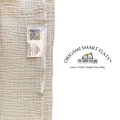 Origami Smart Flat – Evermoss by The Good Village Cloth Co.