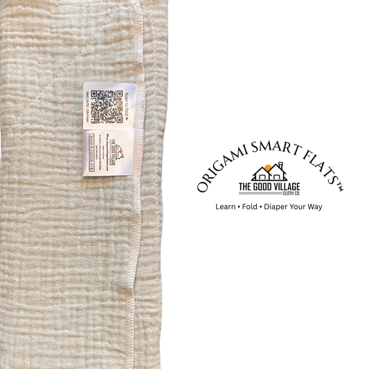 Origami Smart Flat – Evermoss by The Good Village Cloth Co.