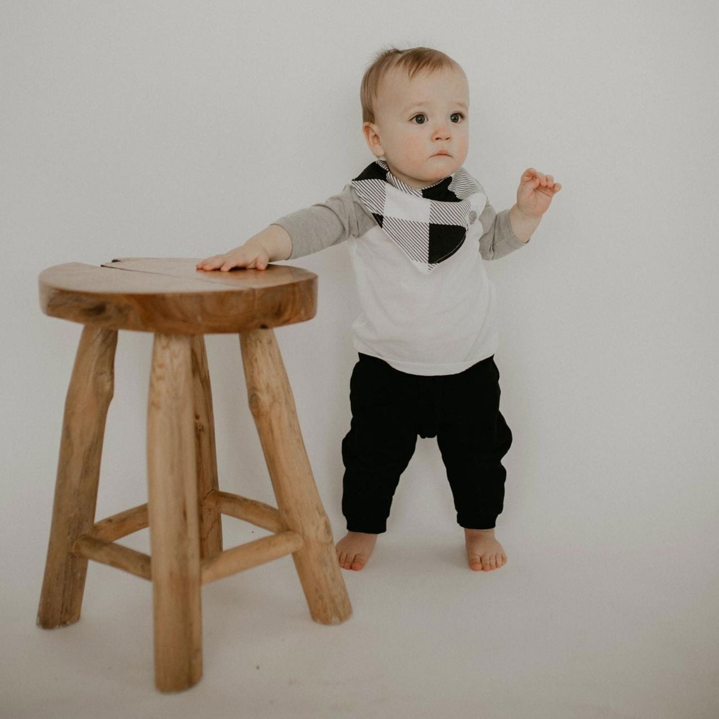 Lunar Bandana Bib Set (8 pack) by Parker Baby Co., product view 4
