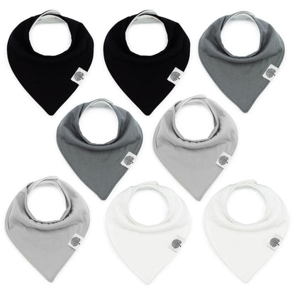 Basics Bandana Bib Set (8 pack) by Parker Baby Co.