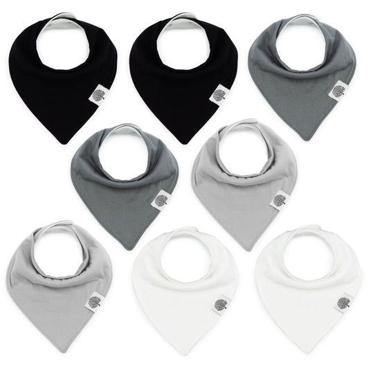 Basics Bandana Bib Set (8 pack) by Parker Baby Co.