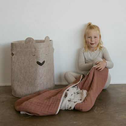 Bear Felt Laundry Hamper by Parker Baby Co., product view 9