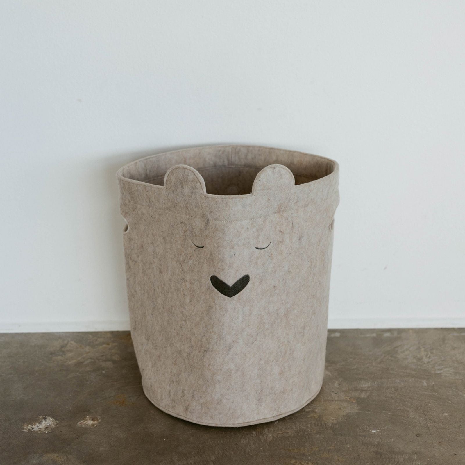 Bear Felt Laundry Hamper by Parker Baby Co., product view 2
