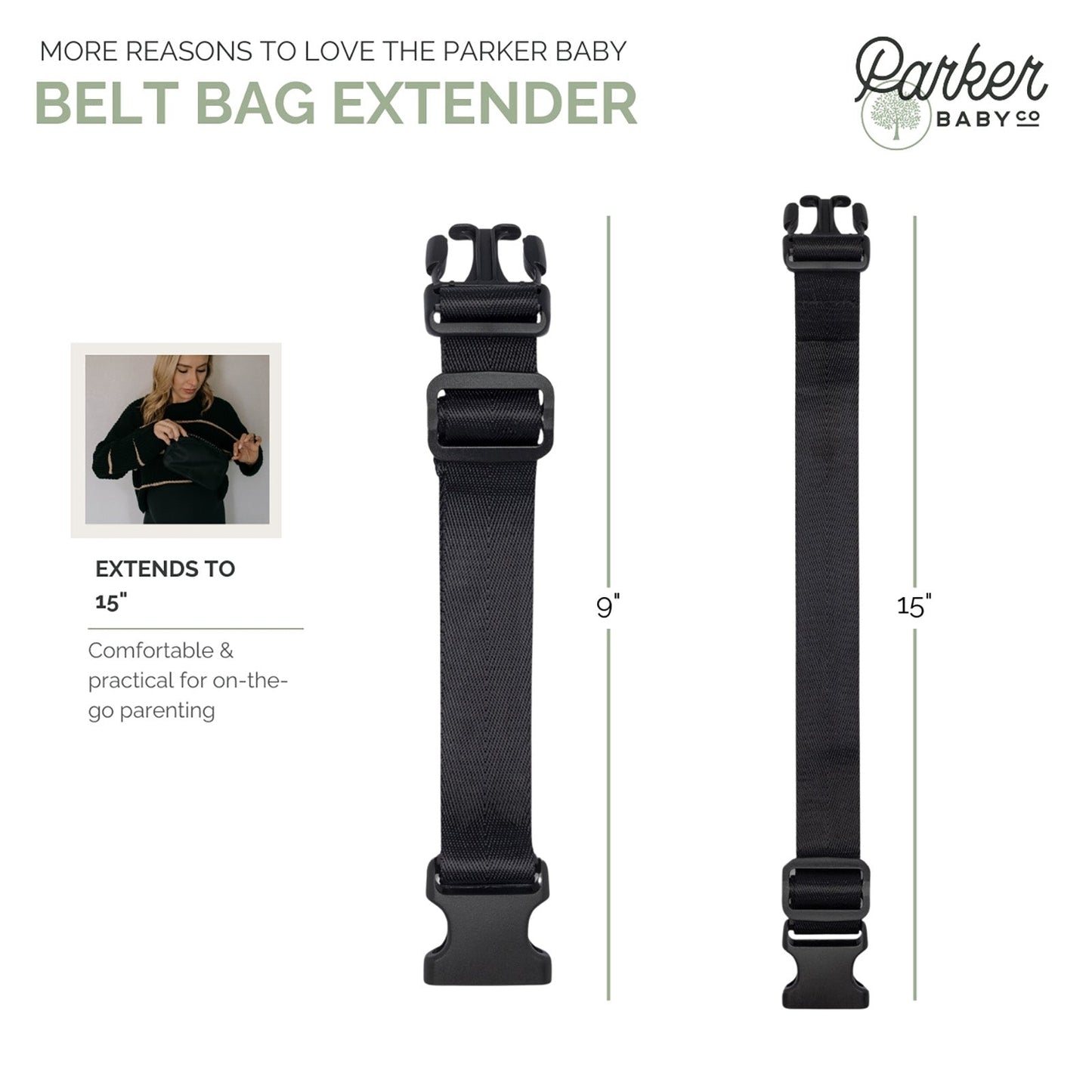 Belt Bag Extension by Parker Baby Co., product view 13