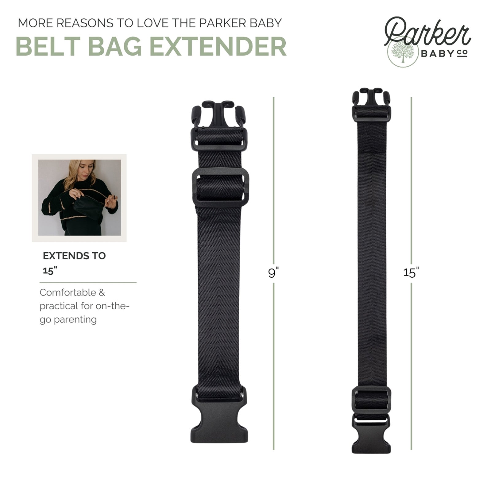 Belt Bag Extension by Parker Baby Co., product view 13