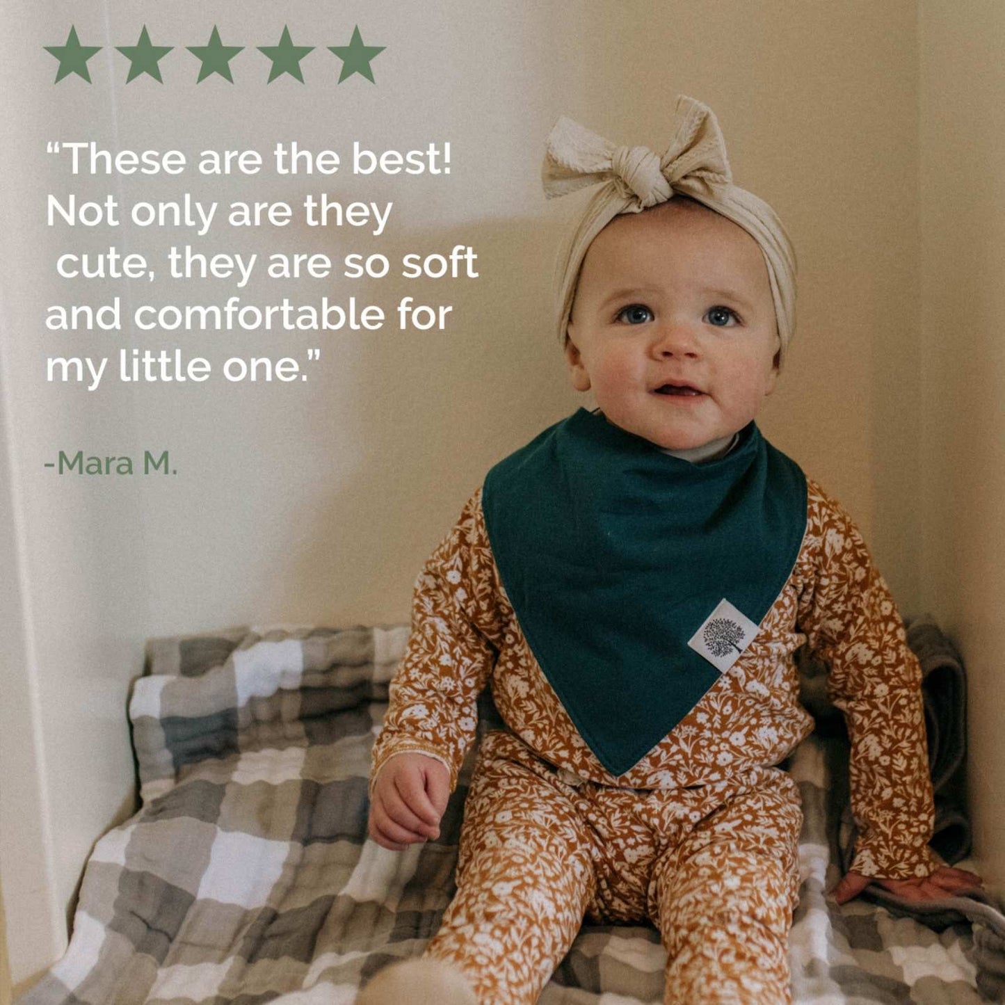 Dune Bandana Bib Set (8 pack) by Parker Baby Co., product view 9