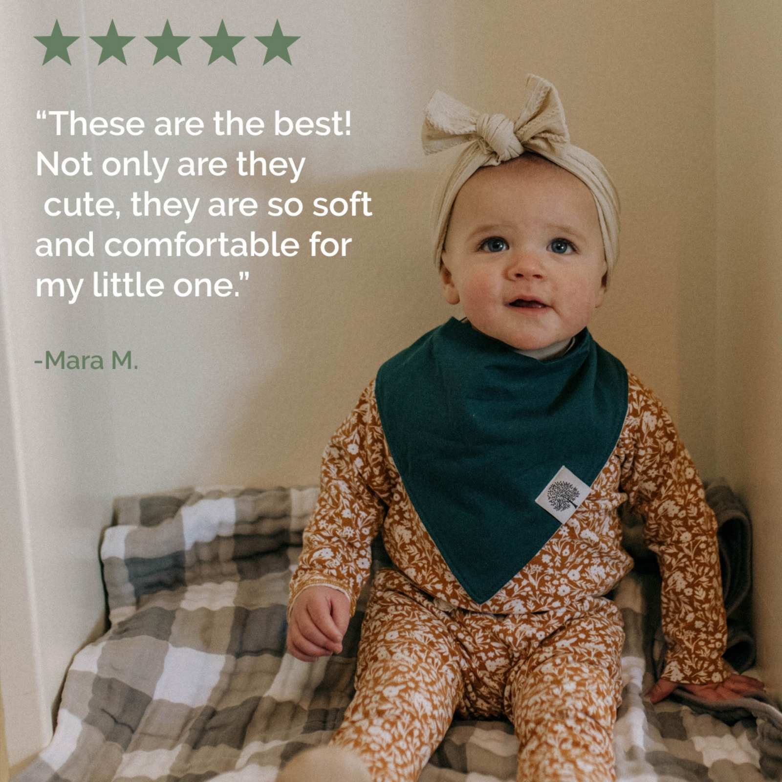 Dune Bandana Bib Set (8 pack) by Parker Baby Co., product view 9