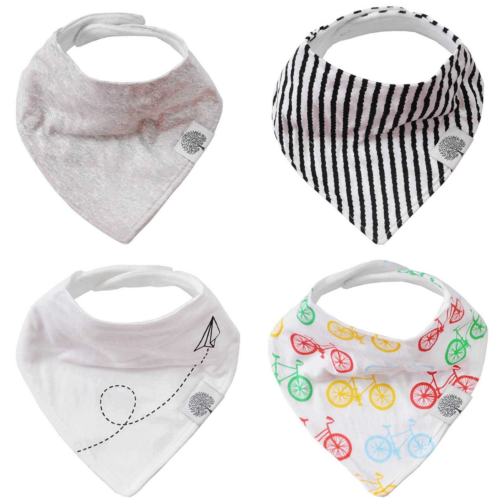 Bikes Bandana Bib Set by Parker Baby Co.
