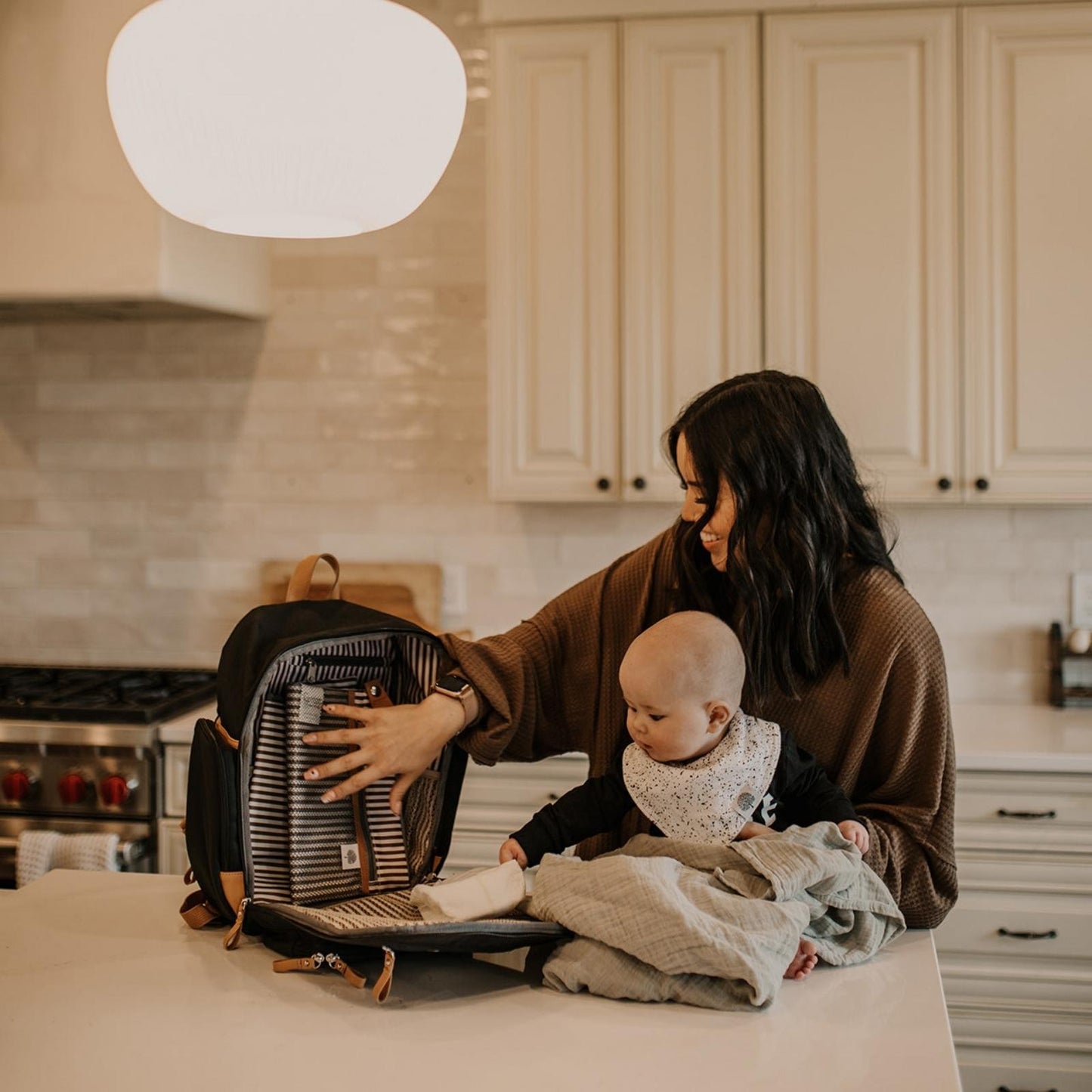 Birch Bag Mini - Diaper Backpack by Parker Baby Co., product view 19