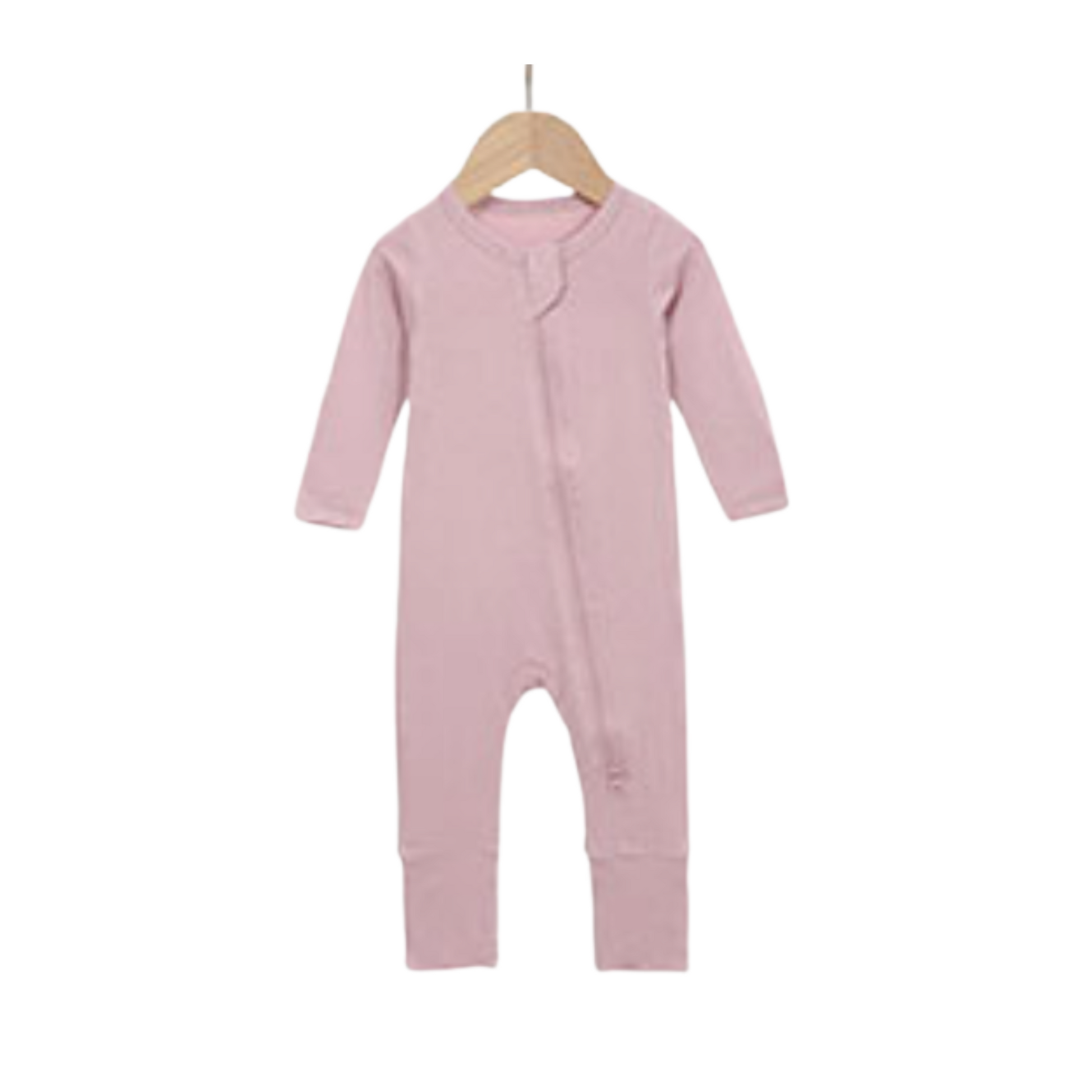 Solid Bamboo Zippy Pajamas - more colors by Little Joy Co., product view 8