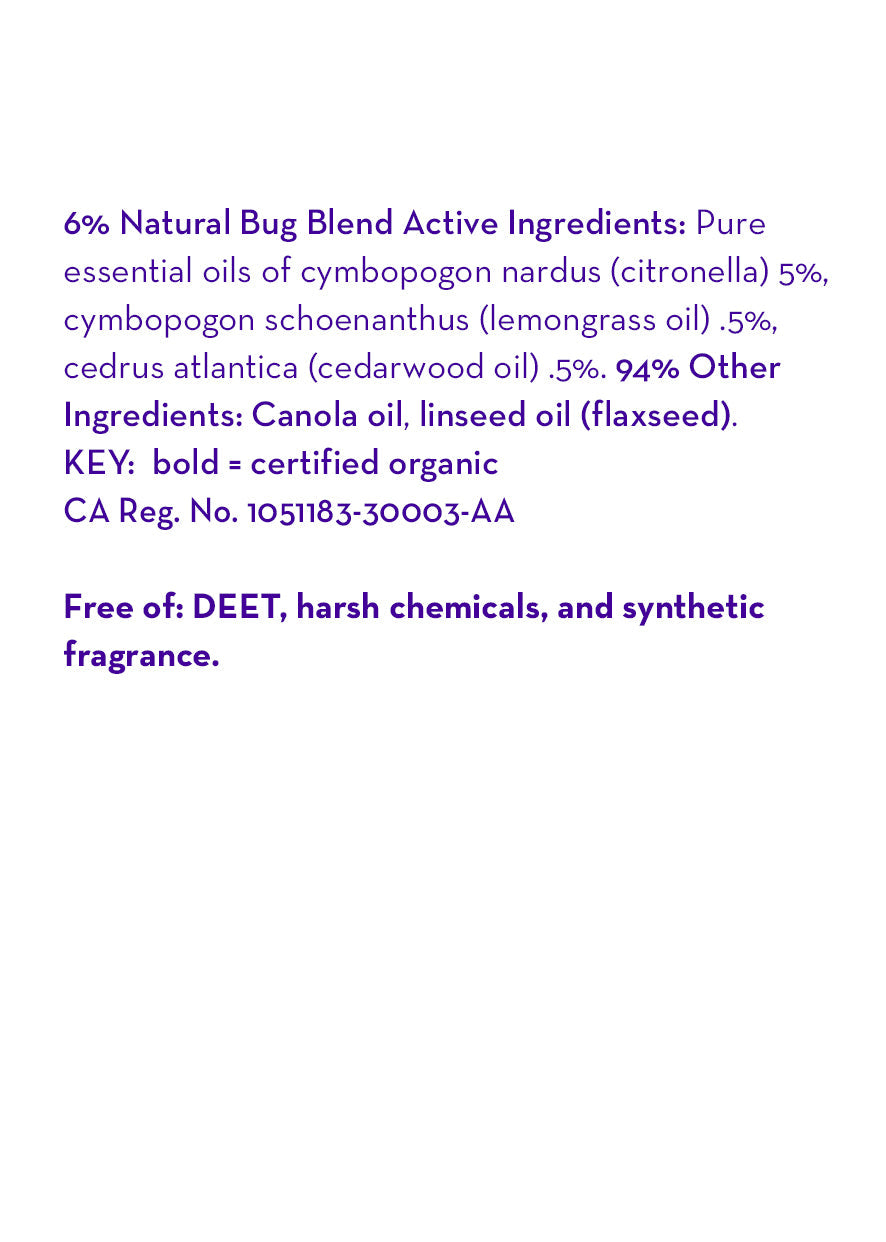 Natural Bug Blend™ Body Oil by California Baby, product view 7