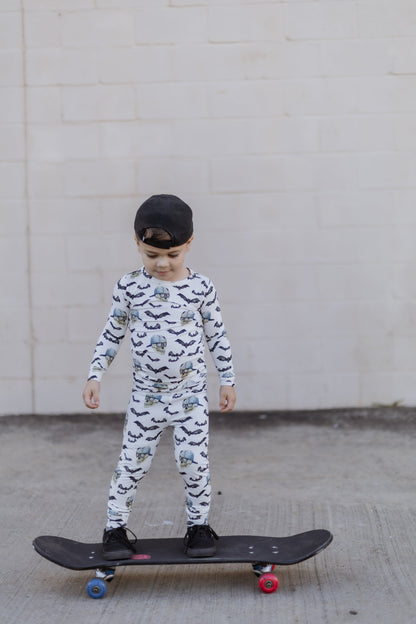 Spooky Bro 2pc Bamboo Pajamas by Little Joy Co., product view 7