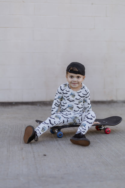 Spooky Bro 2pc Bamboo Pajamas by Little Joy Co., product view 15