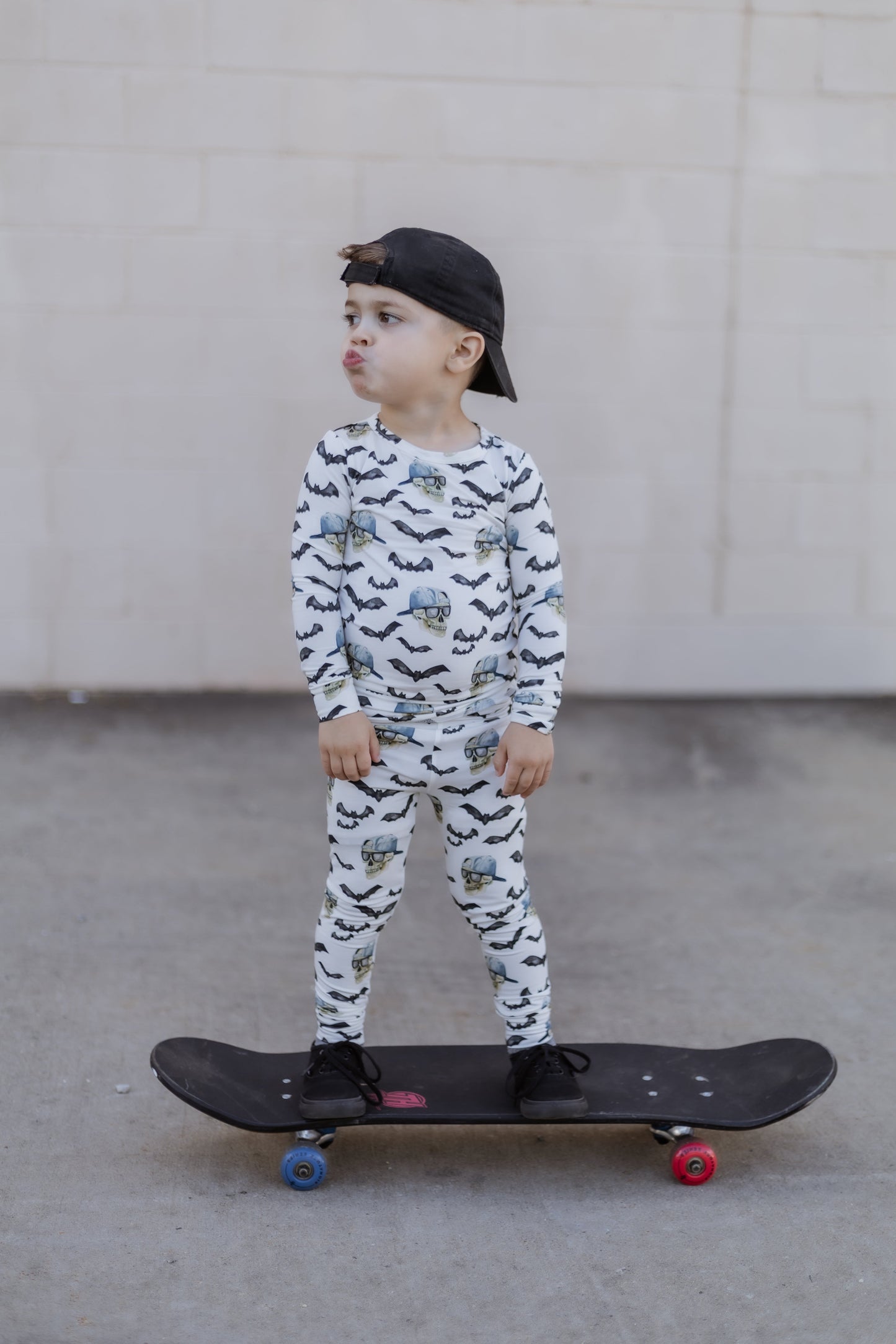 Spooky Bro 2pc Bamboo Pajamas by Little Joy Co., product view 16