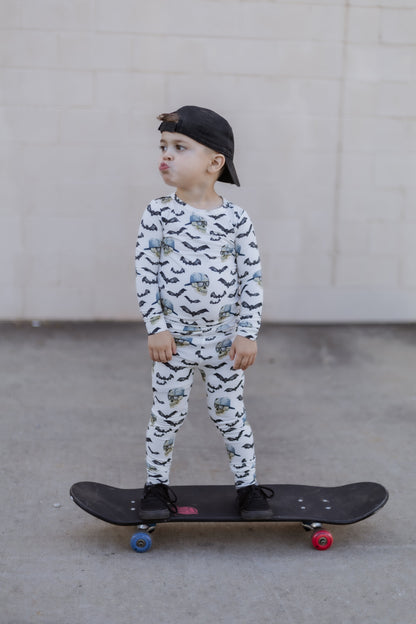 Spooky Bro 2pc Bamboo Pajamas by Little Joy Co., product view 16