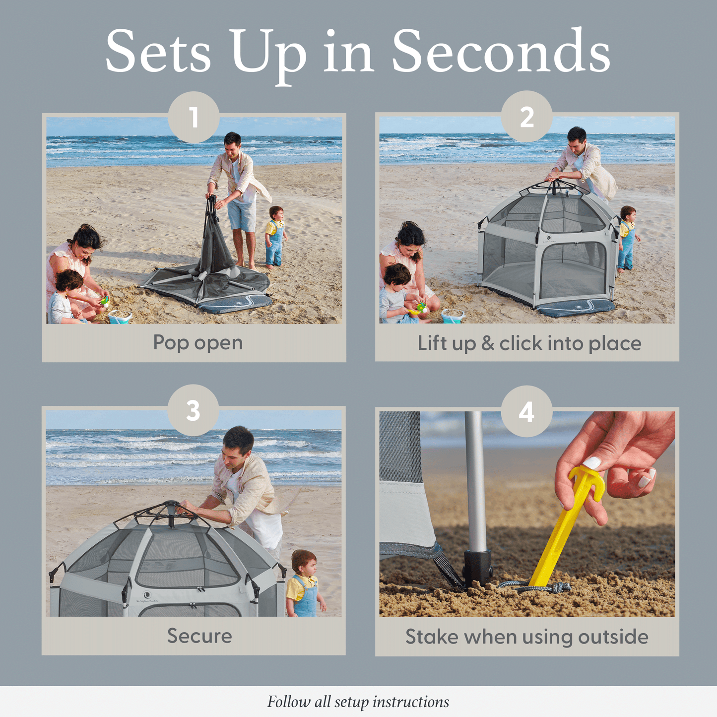 Pop 'N Go® Playpen by The California Beach…, product view 32
