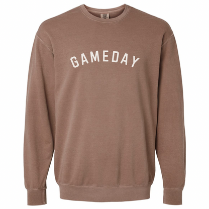 Adult 'Gameday' Comfort Colors Crewneck Sweatshirt - more colors by Little Joy Co., product view 4
