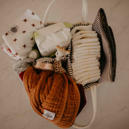 Estes Set - Muslin Burp Cloths (4 Pack) by Parker Baby Co., product view 13