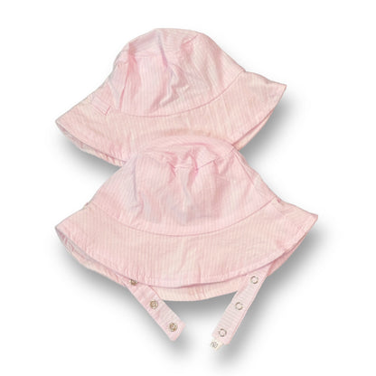 Bucket hat in Candy Pink Seersucker by UB2 | Urban Baby Bonnets